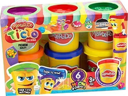 Danko Toys Набор для творчества Тесто для лепки "Master Do"6 банок
