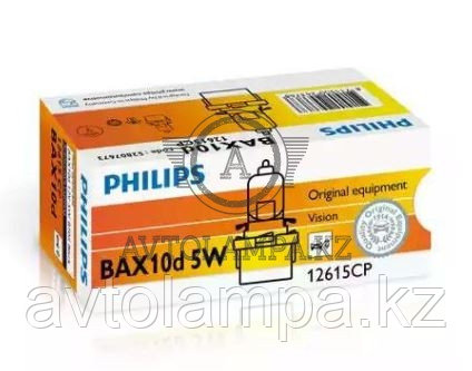 Philips 12615 Bax B10d black 12V 5W