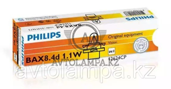 Philips 12624 Bax BX8.4d orange 12V 1.1W