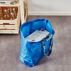 Сумка ФРАКТА средняя, синий 36 л IKEA, ИКЕА, фото 3