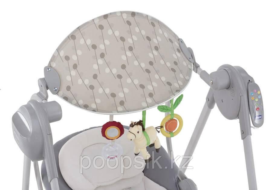 Детское Кресло-качалка Polly Swing Up Silver Chicco - фото 2 - id-p82675491