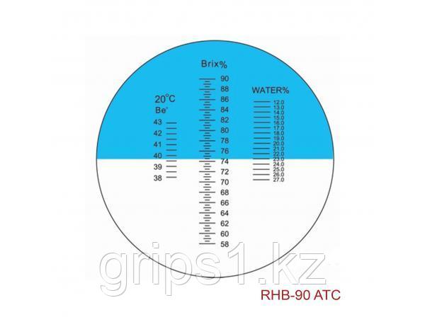 Рефрактометр для меда(мёда) RHB-90 ATC - фото 5 - id-p82679060