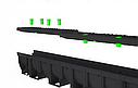 Решетка водоприемная VS LINE DN100.13.50 - полиамидная ПА, с крепежом кл. B125, фото 6