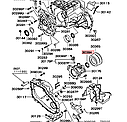 Сальник трансмиссии раздатки Mitsubishi MB919210 Challenger Delica L200 L400  Montero Sport  Pajero Sport, фото 2