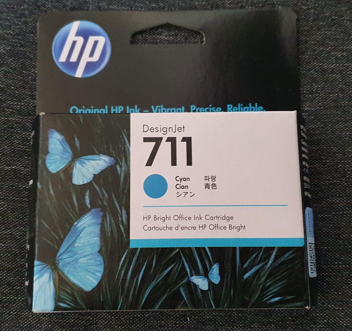 Картридж струйный HP CZ130A №711 Cyan для плоттеров Designjet T120/T520