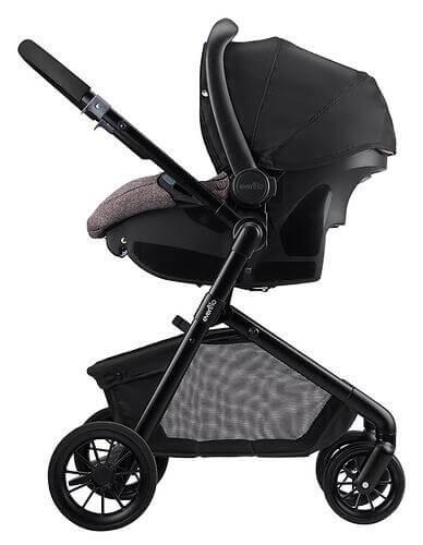 Коляска-трансформер 2в1 Evenflo Travel System Pivot Casual Gray