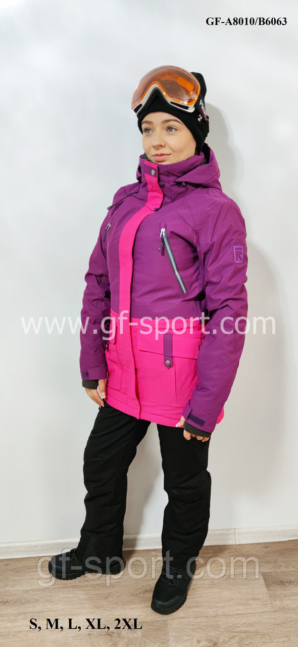 Женский горнолыжный костюм Running River (фиолетовый с розовым)