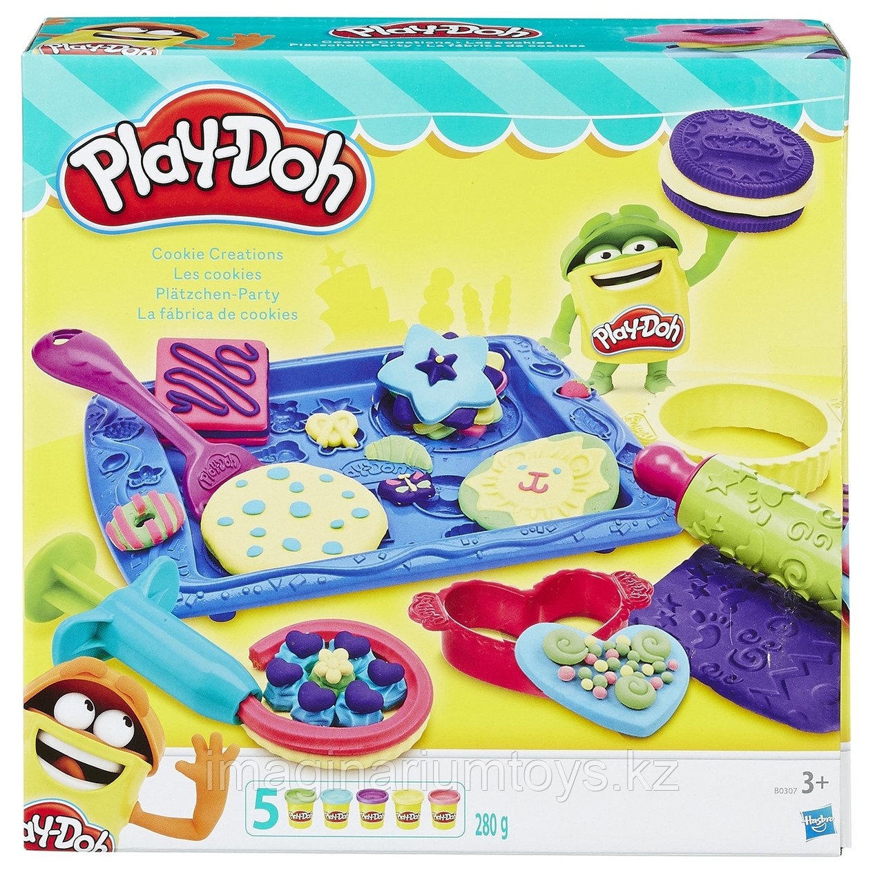 Пластилин Play-Doh Плейдо с формочками в наборе «Магазинчик печенья» - фото 1 - id-p82705099