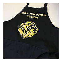 Печать на фартуках методом шелкографии