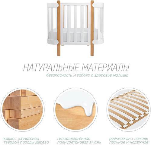 Люлька-кроватка Happy Baby MOMMY LOVE by Alena Akhmadullina 95024 Milky