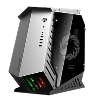 Корпус ПК без БП GameMax AUTOBOT < 3x120 Rainbow, 3.5x3, 2.5x3, Buttons 2, USB2.0x2, USB3.0x2, HD Audio 576*22
