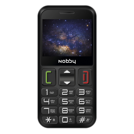 Мобильный телефон Nobby 240B (Black-Gray)