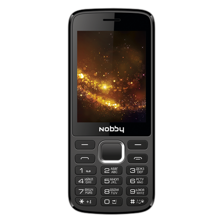 Мобильный телефон Nobby 300 черно-серый