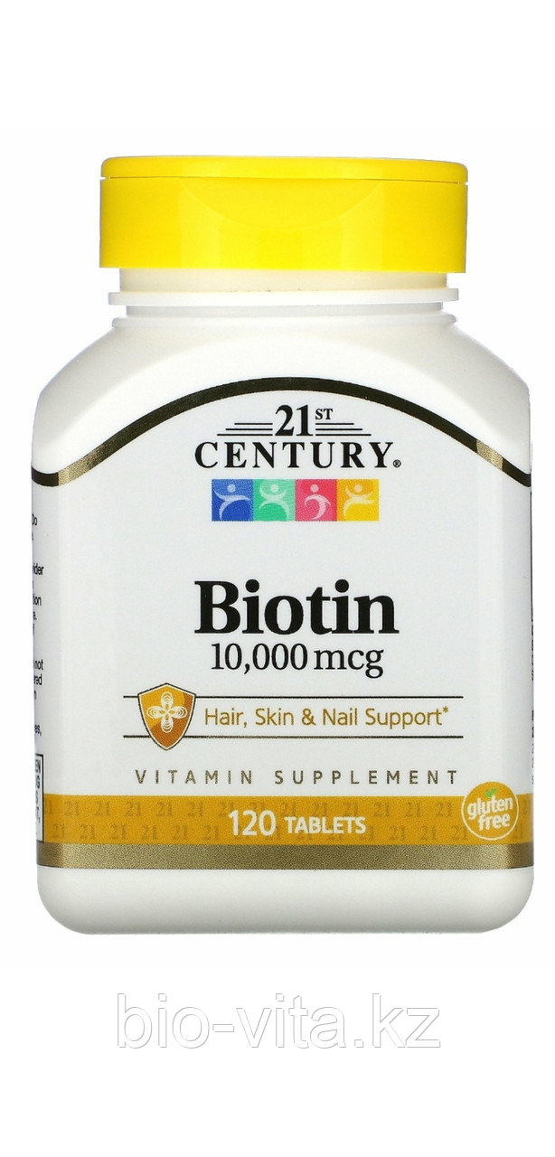 Биотин 10 000 мкг.. 21 century 110 таблеток.
