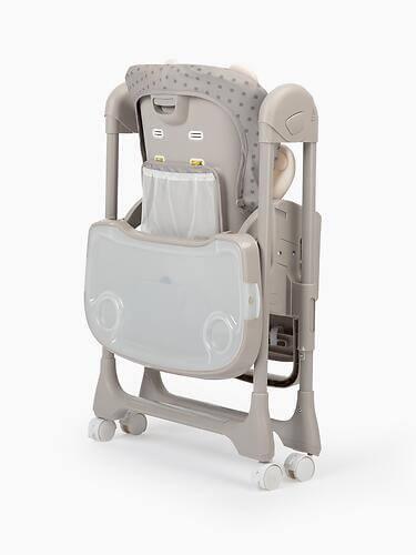 Стульчик для кормления Happy Baby William PRO Grey
