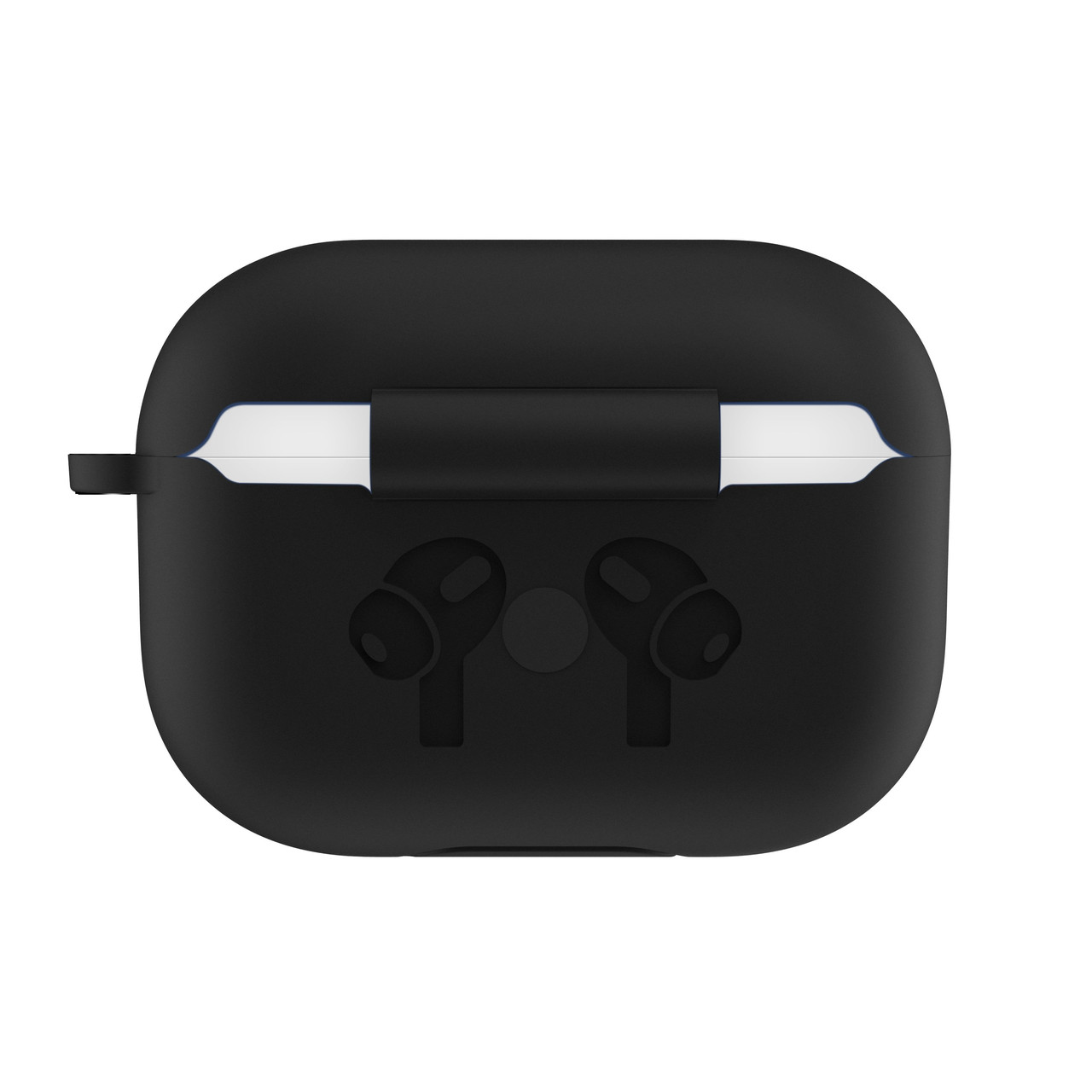 Силиконовый чехол для Apple AirPods Pro (без карабина, черный) - фото 1 - id-p82766676