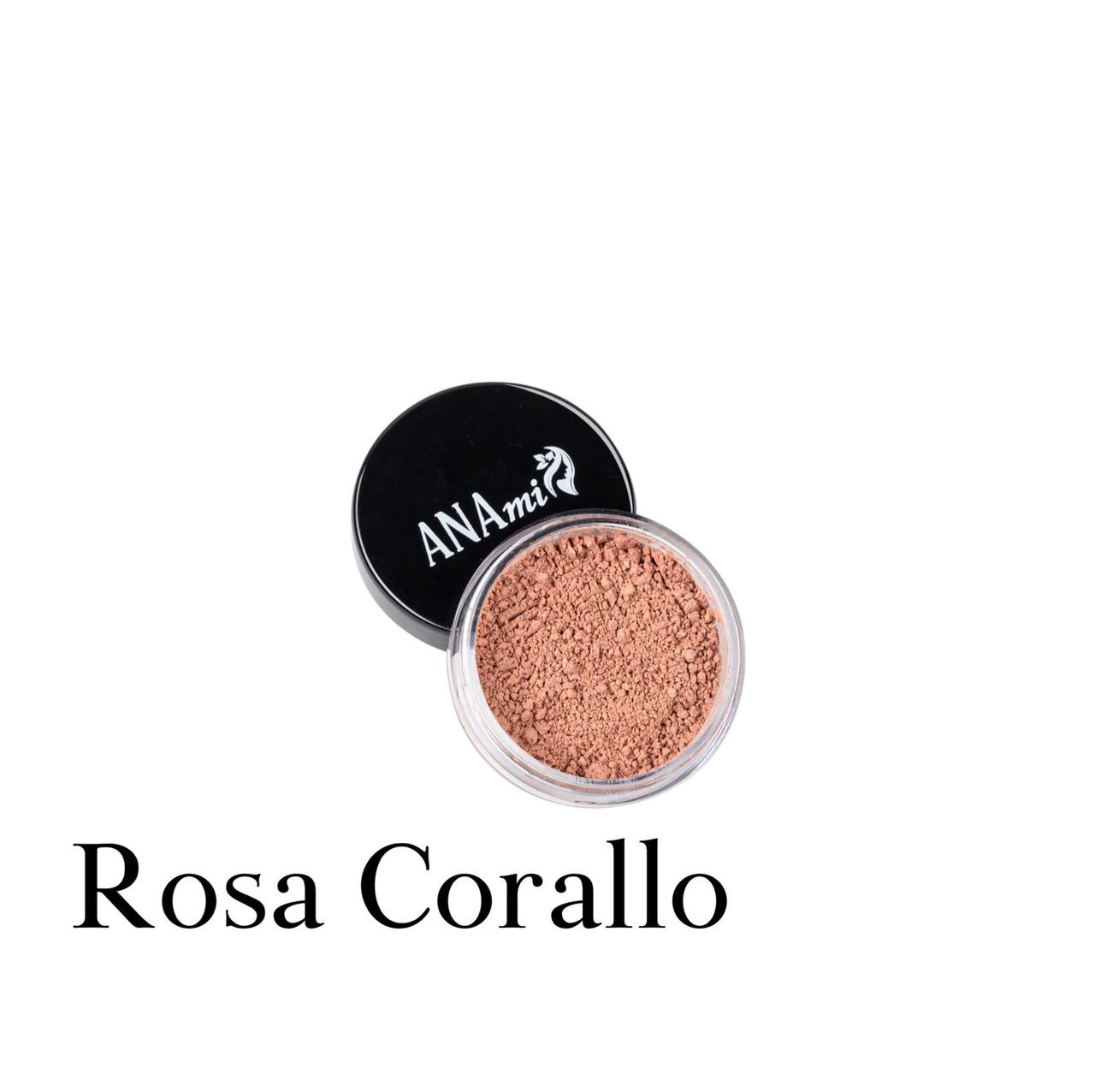 Минеральный румяна ANAmi. Сатиновые Rosa Corallo