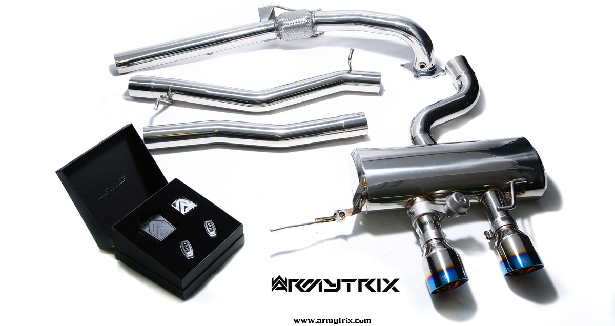 Выхлопная система Armytrix для Golf MK6 R20