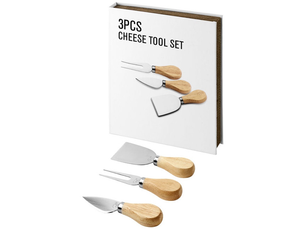 Подарочный набор для сыра Nantes из 3 предметов, дерево - фото 1 - id-p82798166
