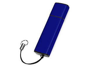 Флеш-карта USB 2.0 16 Gb металлическая с колпачком Borgir, темно-синий, фото 2