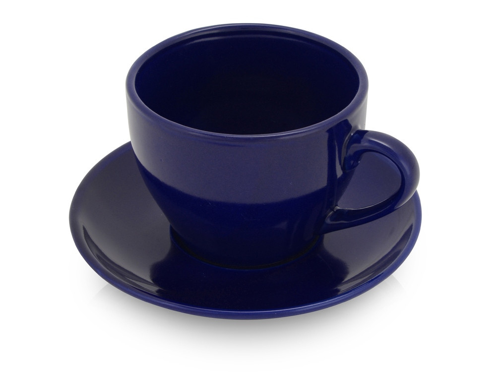 Чайная пара Гленрок, 220мл, темно-синий (Р) - фото 1 - id-p82797737