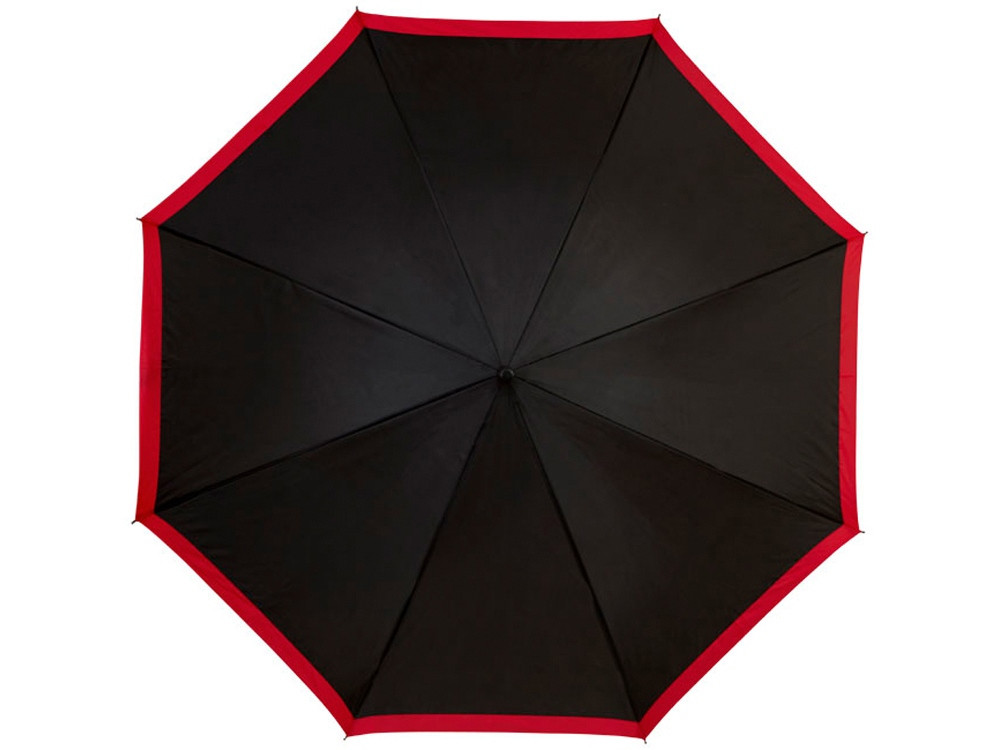 Зонт-трость Kris 23 полуавтомат, черный/красный - фото 2 - id-p82798090