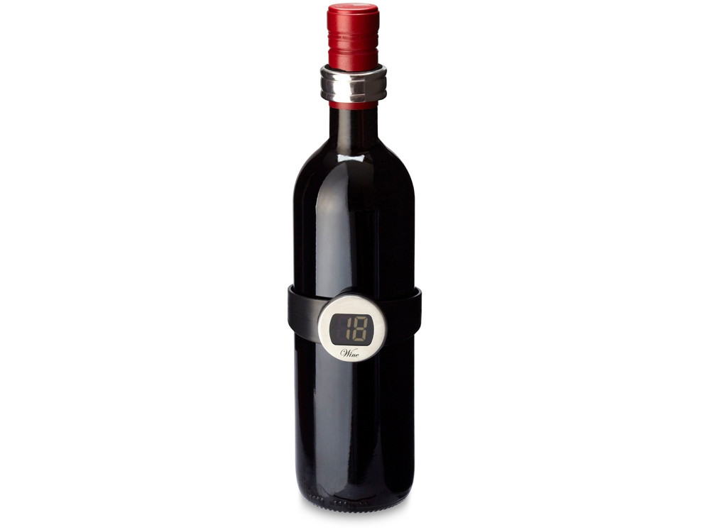 Набор для вина цифровой из двух предметов, черный - фото 4 - id-p82798092