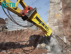 Гидромолот для экскаватора: виды и применяемость