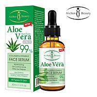 Сыворотка для лица Aichun Beauty  Collagen+Vitamin E Face Serum Aloe Vera 99%  30 ml.