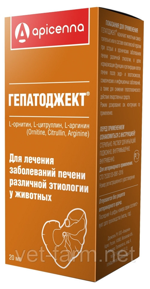 Гепатоджект 20 мл