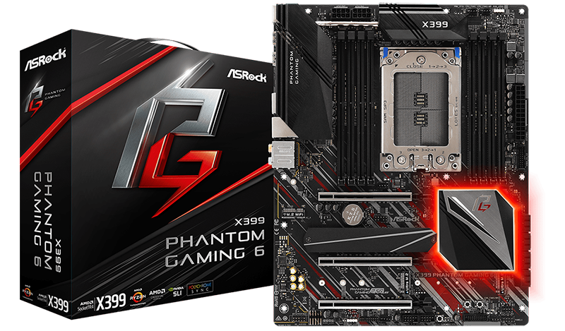 Материнская плата ASRock X399 PHANTOM GAMING 6