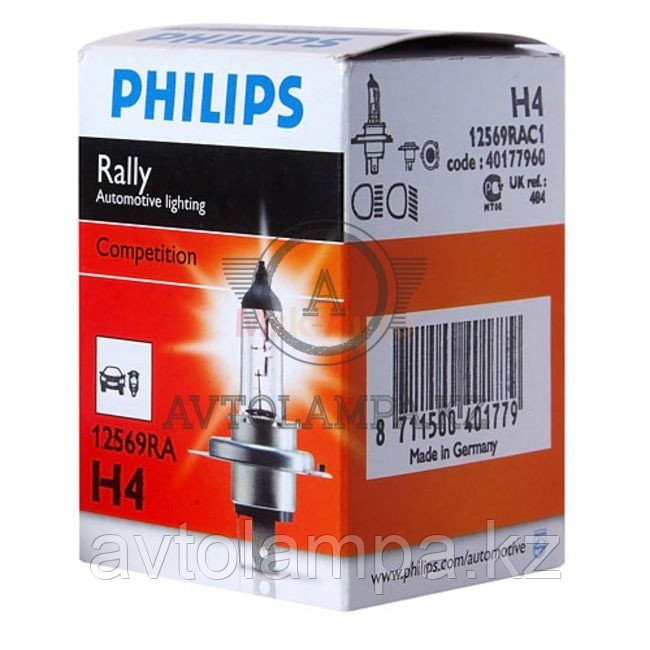 PHILIPS H4fit 12469 RA 12V 100/90W  Штатная галогеновая лампа