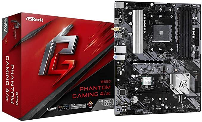 Материнская плата ASRock B550 PHANTOM GAMING/AC