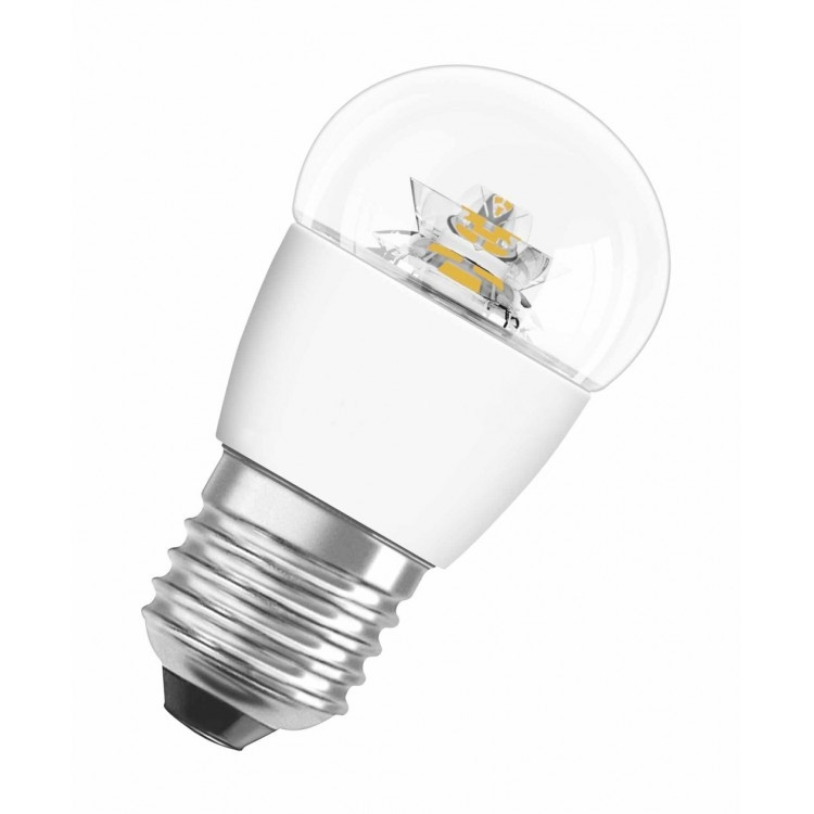 Лампа OSRAM LED SCLP4 6W 2700К 470лм 230V CL E27 (шарик) (4052899215047)