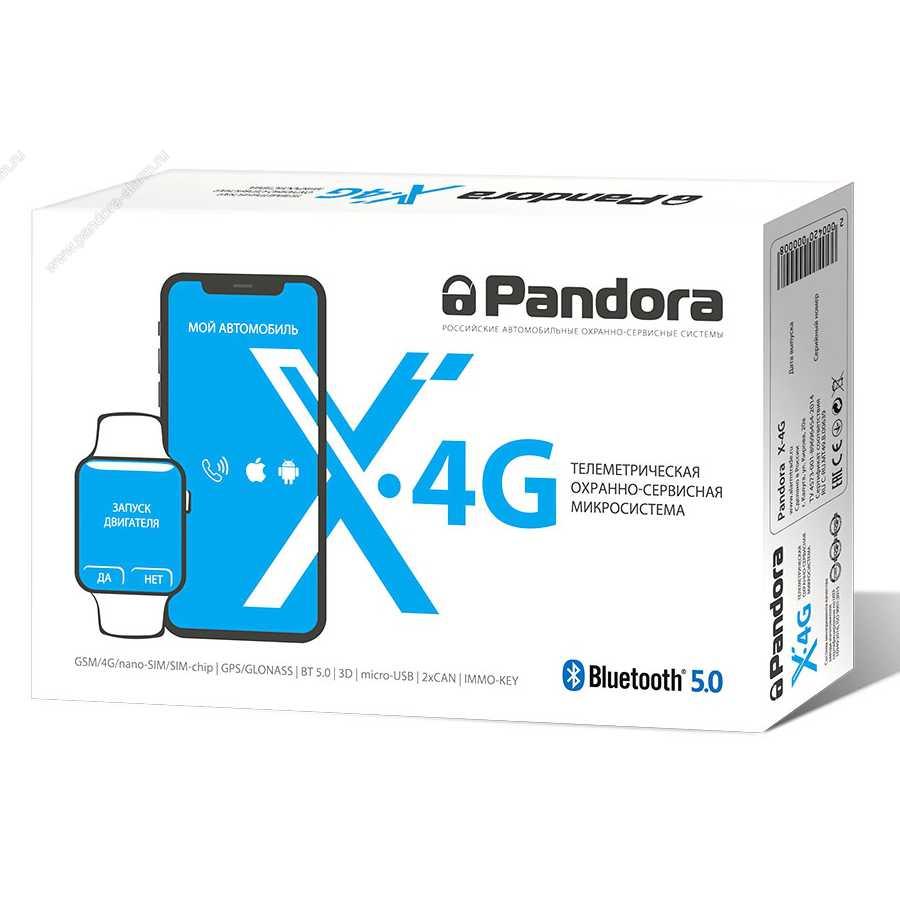 Автосигнализация Pandora X-4G