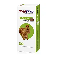 Бравекто для собак средних пород (500 мг > 10 - 20 кг)