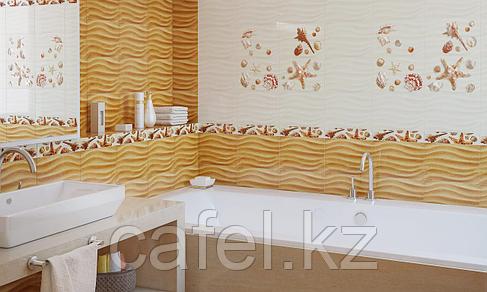 Кафель | Плитка настенная 25х35 Фиджи | Fidji коричневый рельеф, фото 2