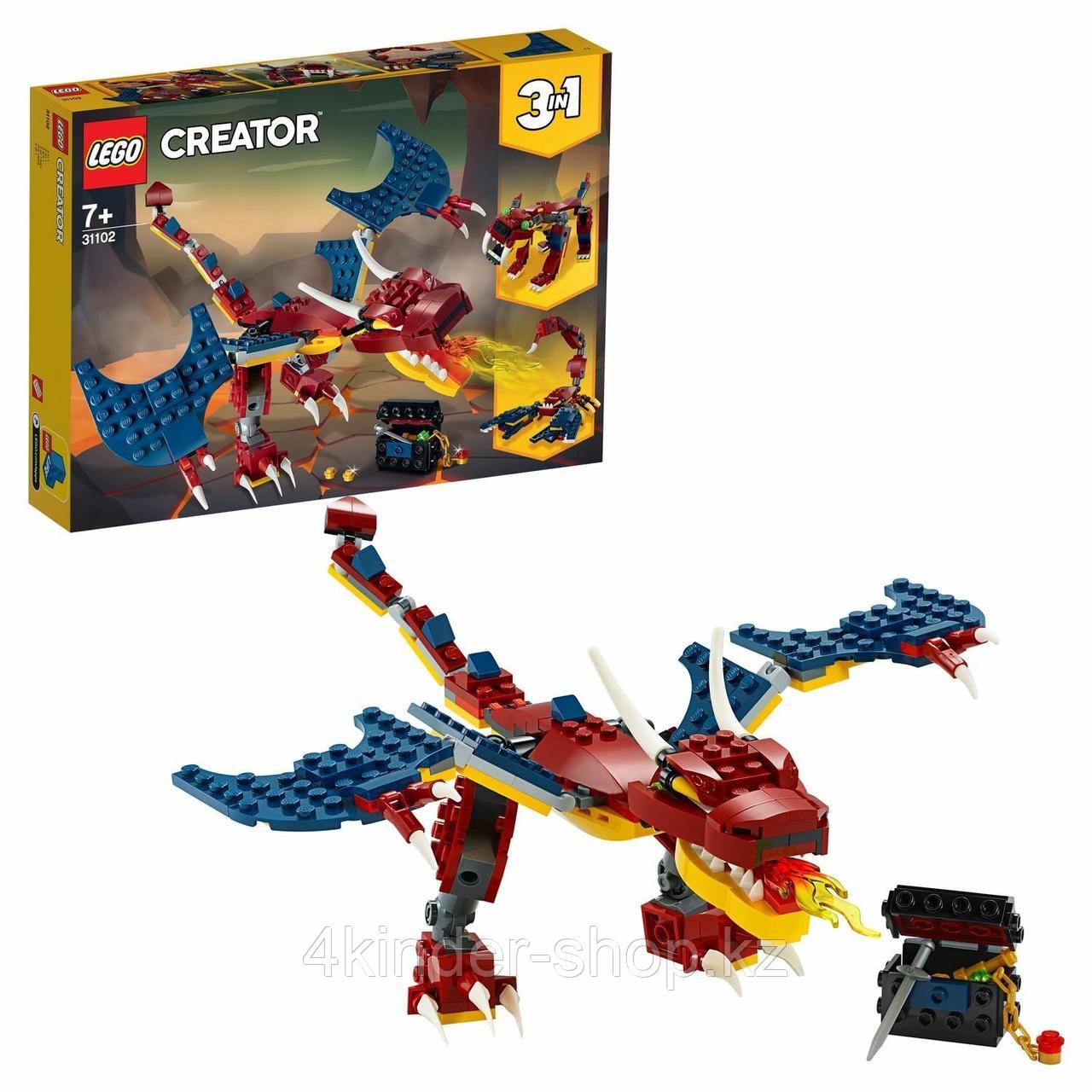 Конструктор LEGO Creator Огненный дракон