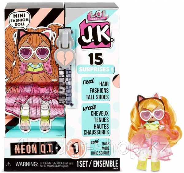 Кукла LOL Surprise JK Neon Q.T. Mini Fashion Doll