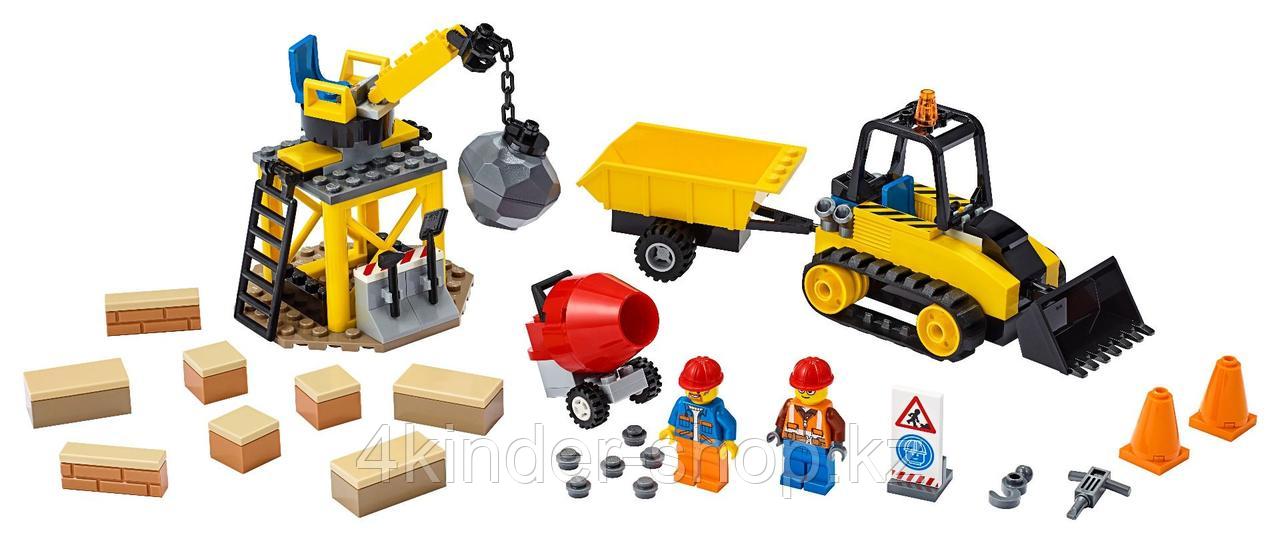 LEGO: Строительный бульдозер CITY 60252, фото 1