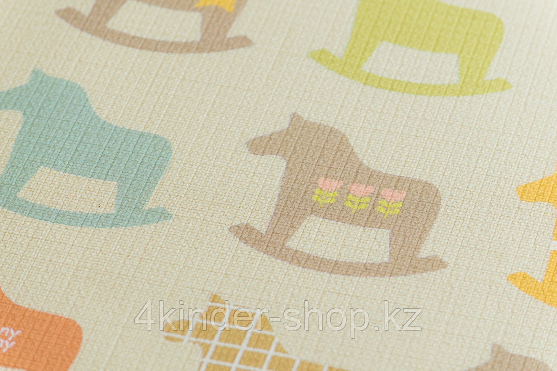 Детский коврик Sillky "Деревянные лошадки", 230x140x1.2 см