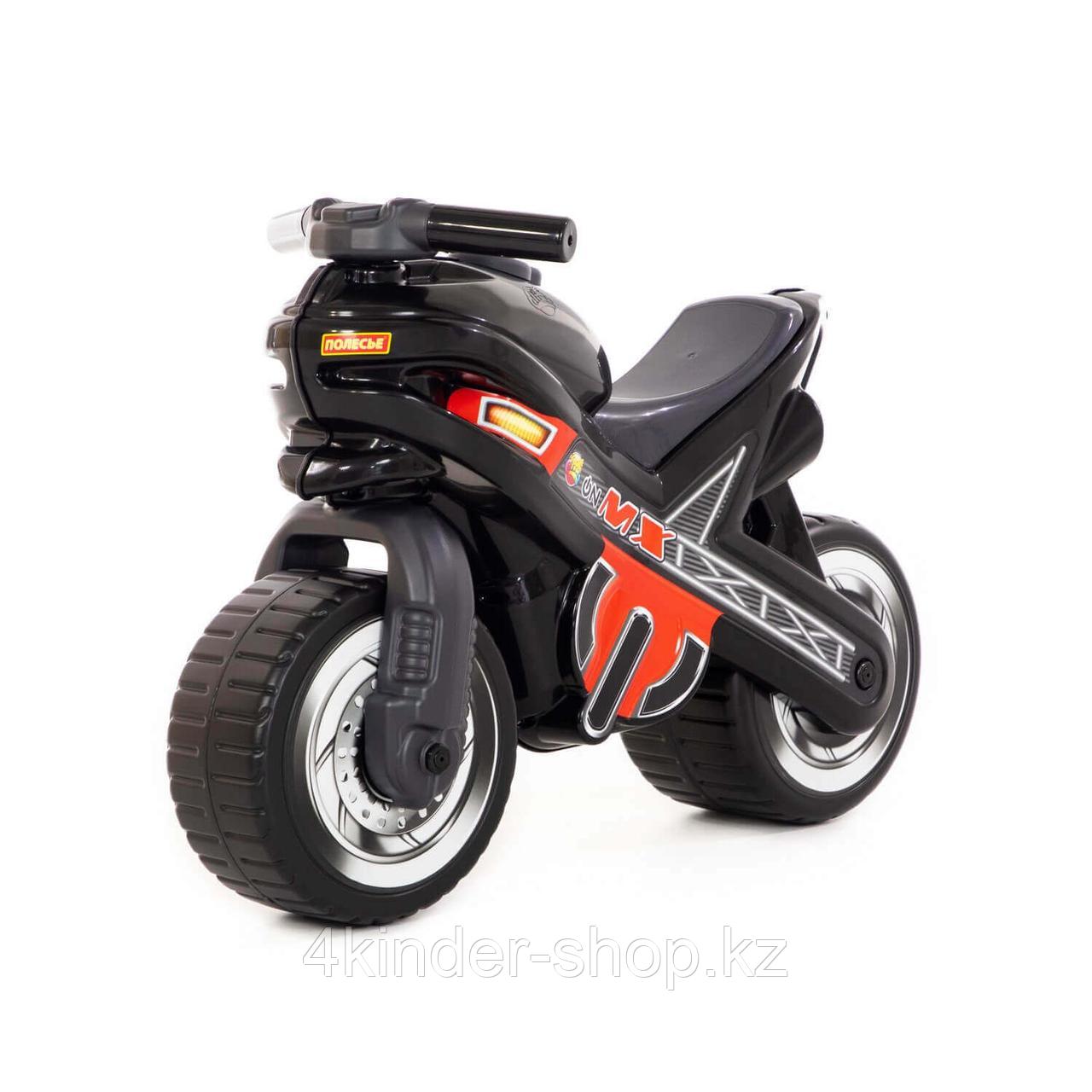 Каталка-мотоцикл "МХ" (чёрная) - фото 1 - id-p82812990