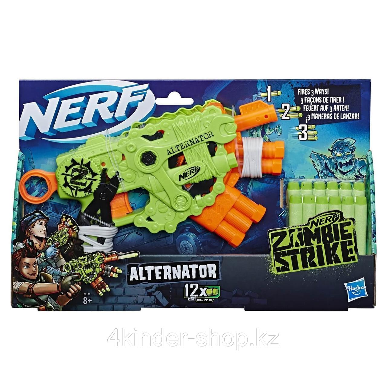 Набор игровой Hasbro (Nerf) Зомби Альтернатор E6187 - фото 1 - id-p82812727