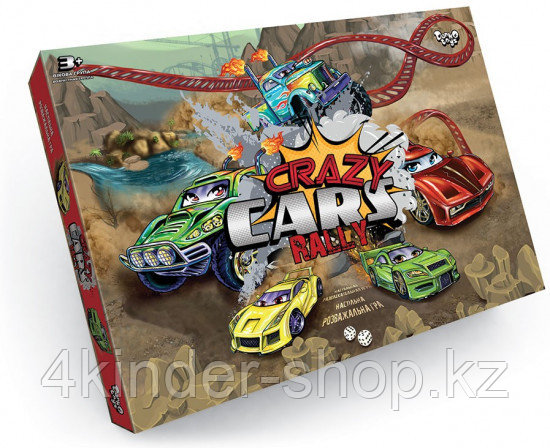 Игра настольная «Crazy Cars Rally»