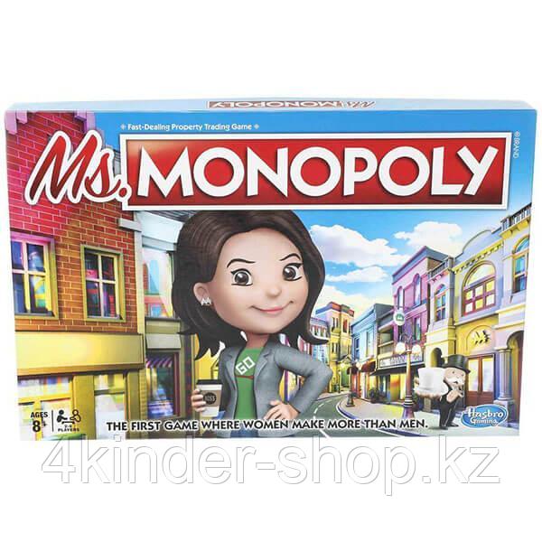 Hasbro Monopoly E8424 Игра настольная Мисс Монополия