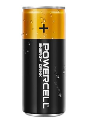 Энергетический Powercell Original (Пауэрселл Ориджинал) батарейка безалкогольный 250ml (12шт упак)