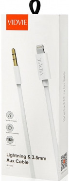 Кабель AUX Vidvie AL1108 White