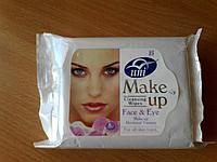 Влажные салфетки для удаления макияжа 25 штук/пачка Make Up
