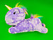 Мягкая игрушка фиолетовый Единорог лохматый, фото 2