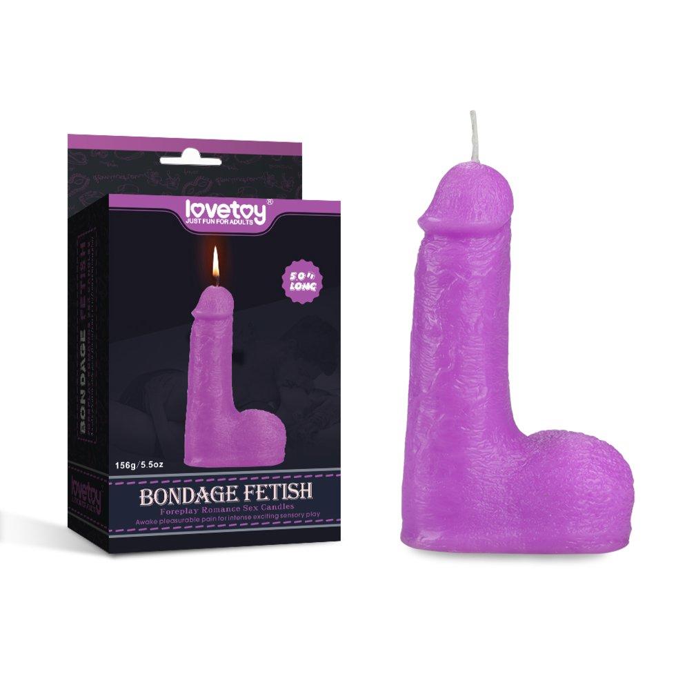 Свеча Bondage Fetish фиолетовый цвет (низкотемпературная)